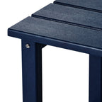 Table d'appoint carrée Polytrends Laguna en PEHD, résistante aux intempéries, pour terrasse