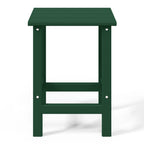 Table d'appoint carrée Polytrends Laguna en PEHD, résistante aux intempéries, pour terrasse