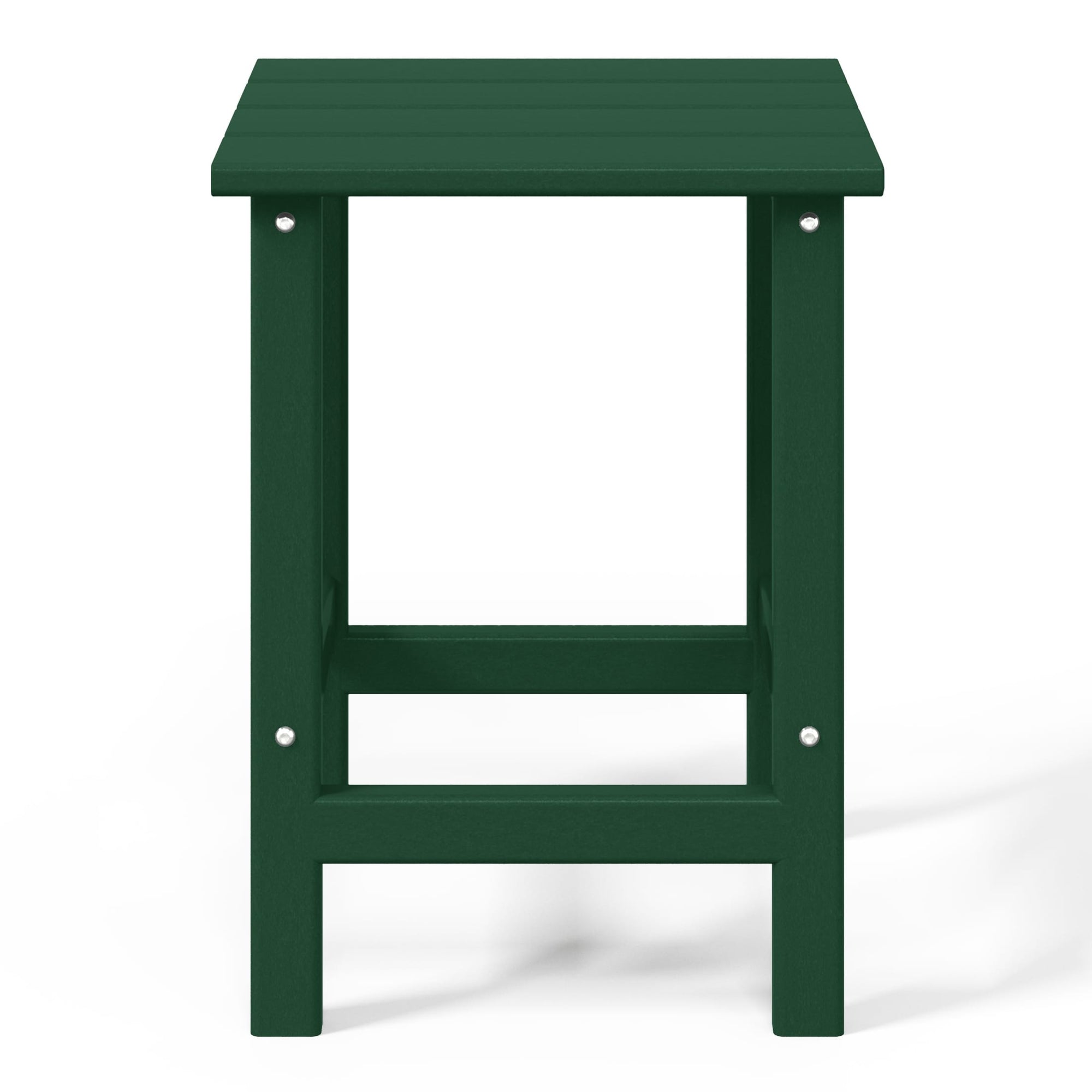Polytrends Laguna Hdpe All Weather Outdoor Patio Square Side Table