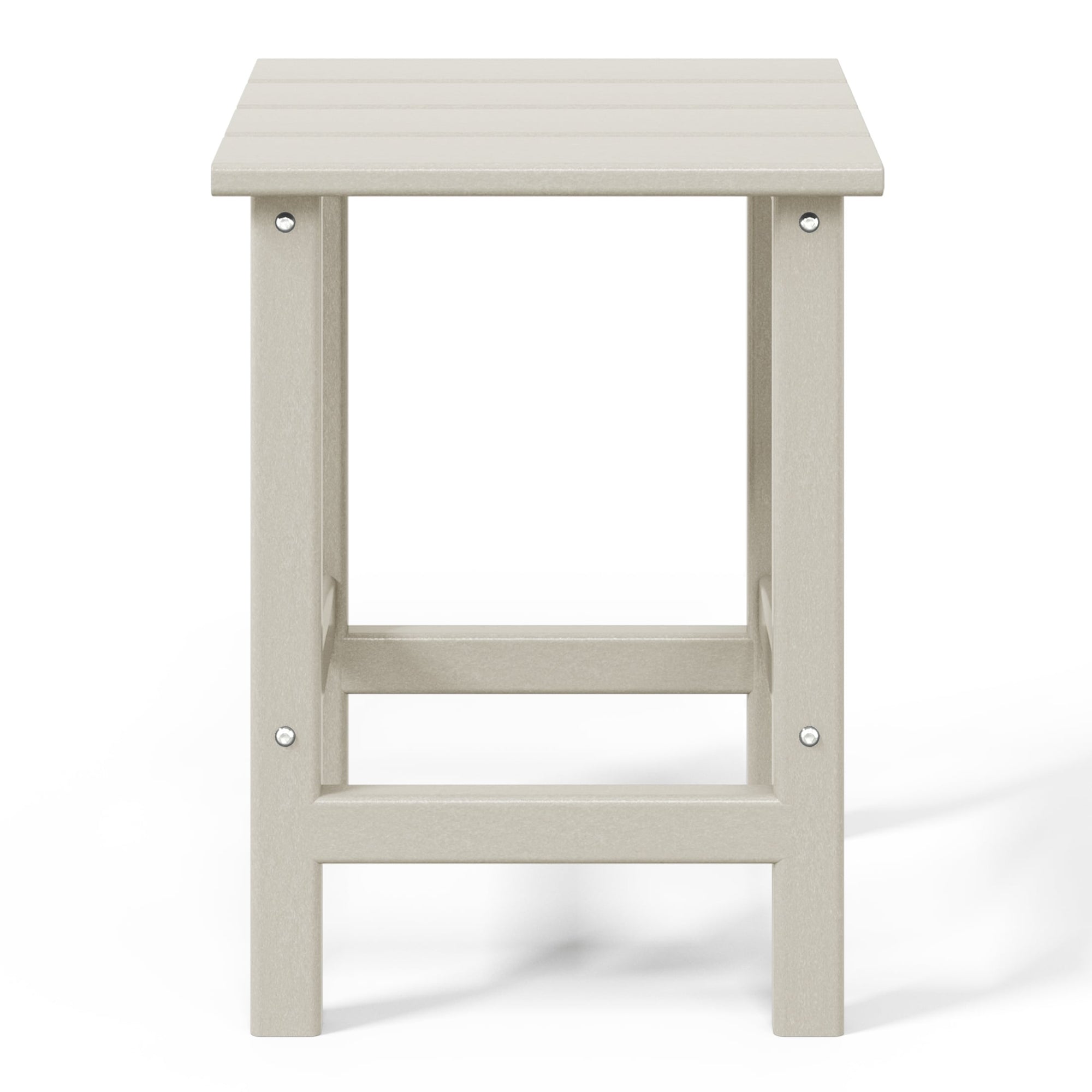 Polytrends Laguna Hdpe All Weather Outdoor Patio Square Side Table