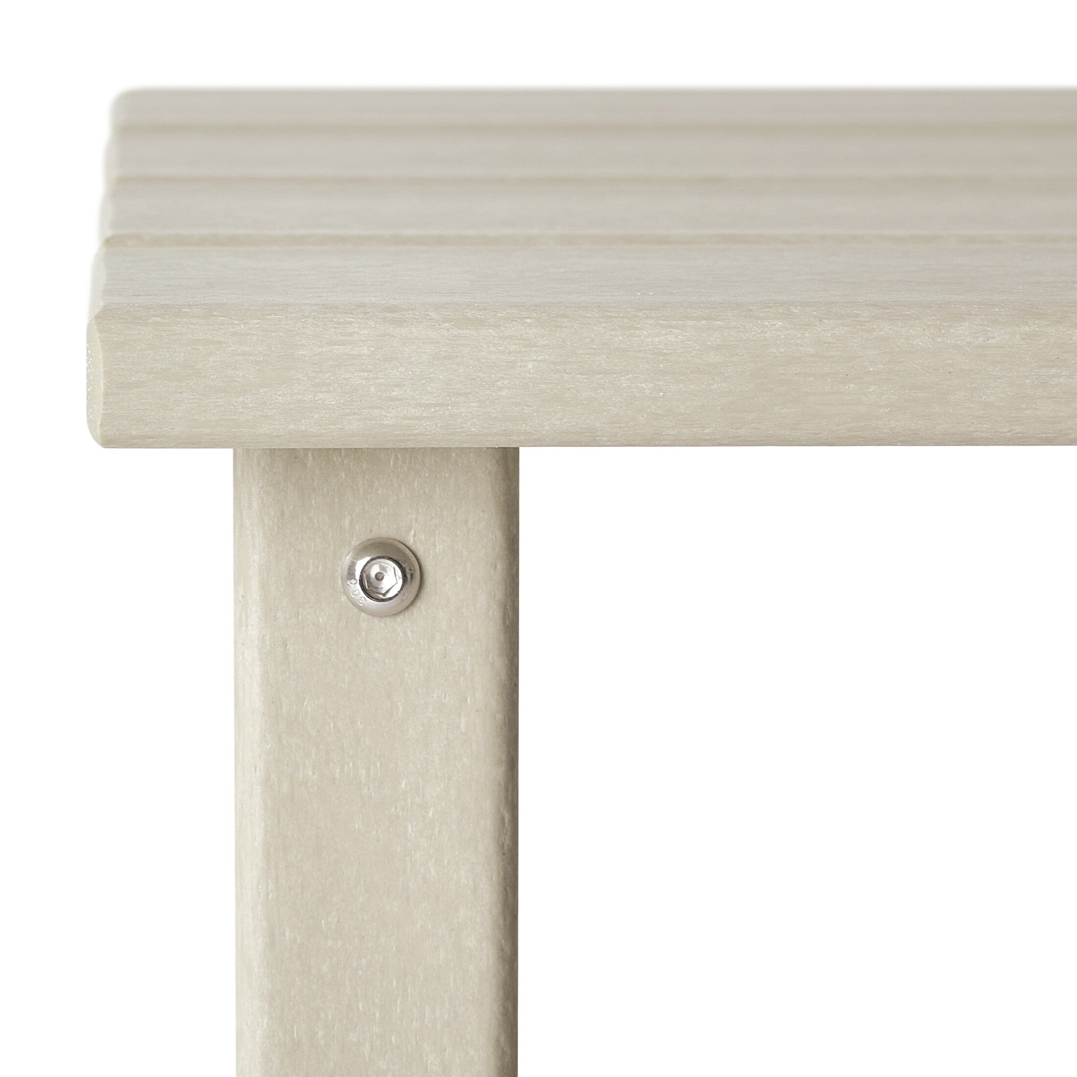 Table d'appoint carrée Polytrends Laguna en PEHD, résistante aux intempéries, pour terrasse