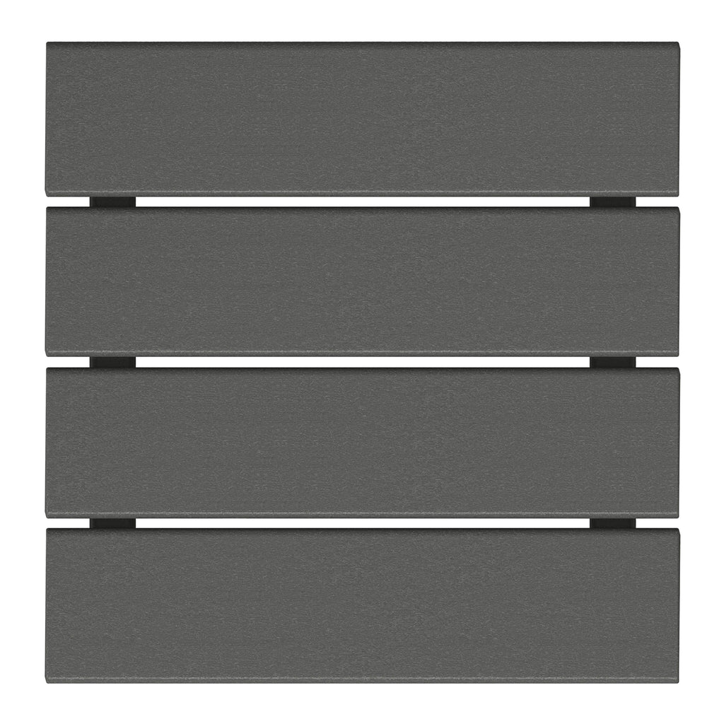 Table d'appoint carrée Polytrends Laguna en PEHD, résistante aux intempéries, pour terrasse