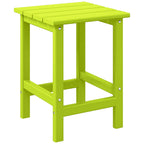 Table d'appoint carrée Polytrends Laguna en PEHD, résistante aux intempéries, pour terrasse