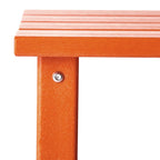 Table d'appoint carrée Polytrends Laguna en PEHD, résistante aux intempéries, pour terrasse