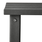 Table d'appoint carrée Polytrends Laguna en PEHD, résistante aux intempéries, pour terrasse