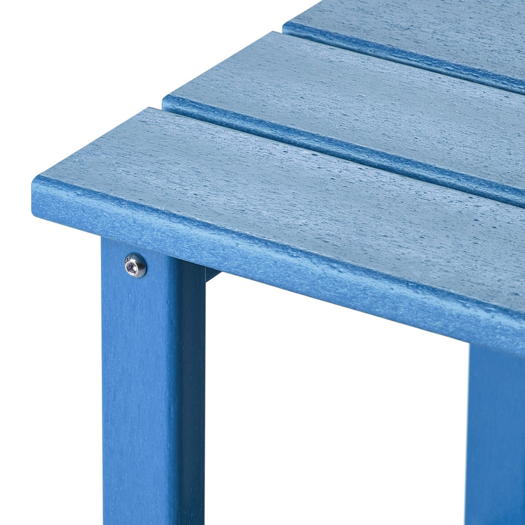 Table d'appoint carrée Polytrends Laguna en PEHD, résistante aux intempéries, pour terrasse