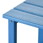 Table d'appoint carrée Polytrends Laguna en PEHD, résistante aux intempéries, pour terrasse