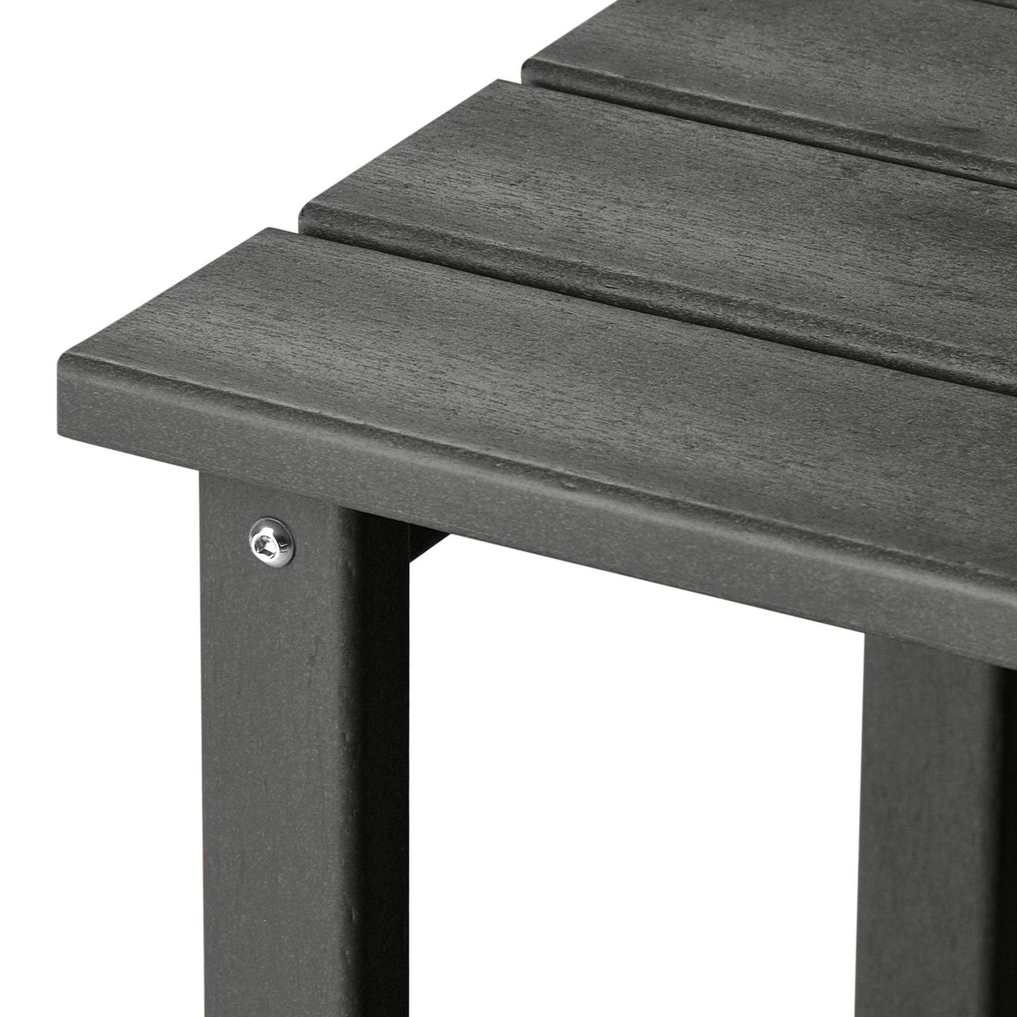 Polytrends Laguna Hdpe All Weather Outdoor Patio Square Side Table