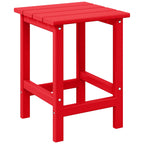 Table d'appoint carrée Polytrends Laguna en PEHD, résistante aux intempéries, pour terrasse