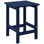 Table d'appoint carrée Polytrends Laguna en PEHD, résistante aux intempéries, pour terrasse