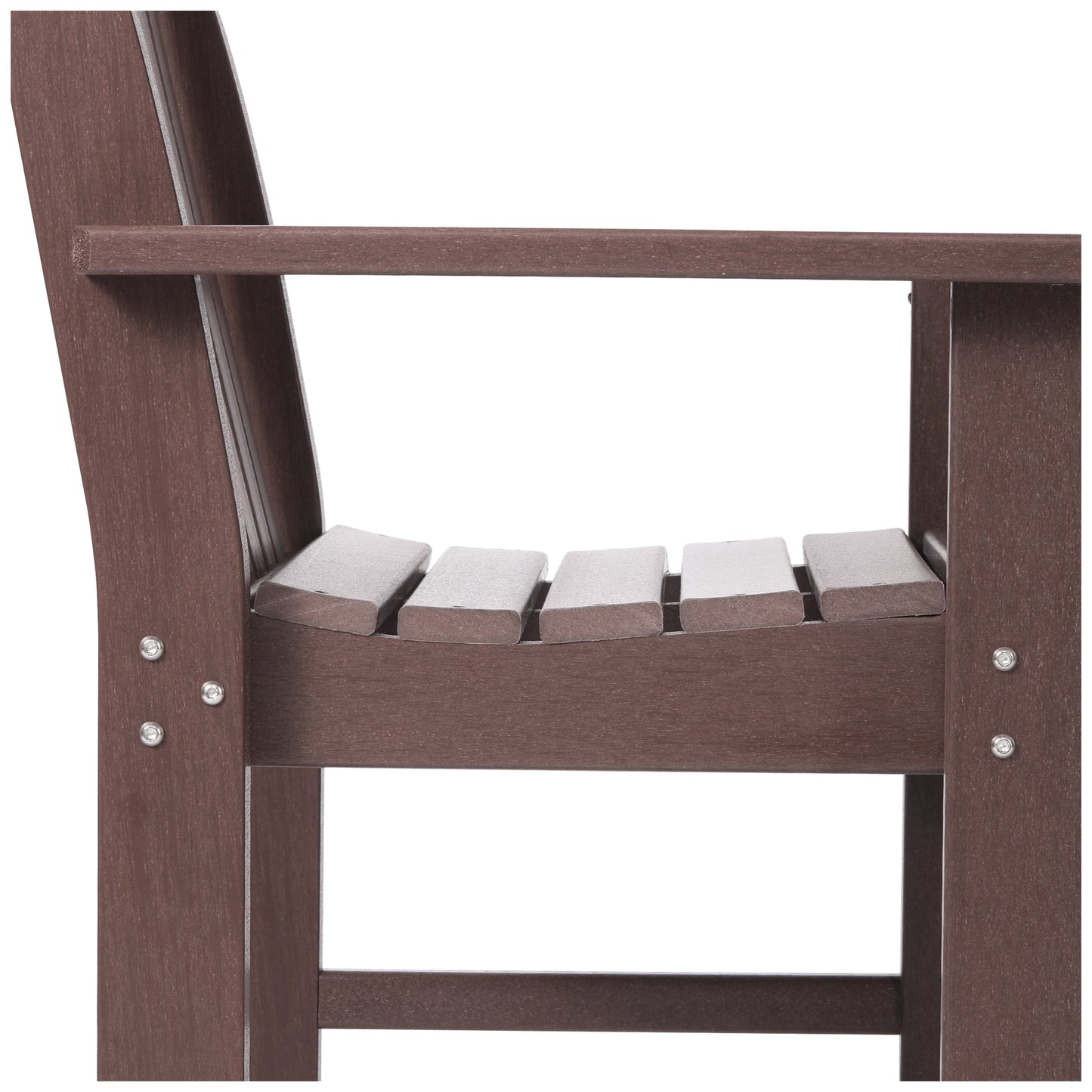 Ensemble de jardin 3 pièces Polytrends Laguna avec fauteuils et table d'appoint
