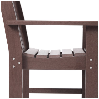 Ensemble de jardin 3 pièces Polytrends Laguna avec fauteuils et table d'appoint