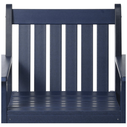 Ensemble de jardin 3 pièces Polytrends Laguna avec fauteuils et table d'appoint