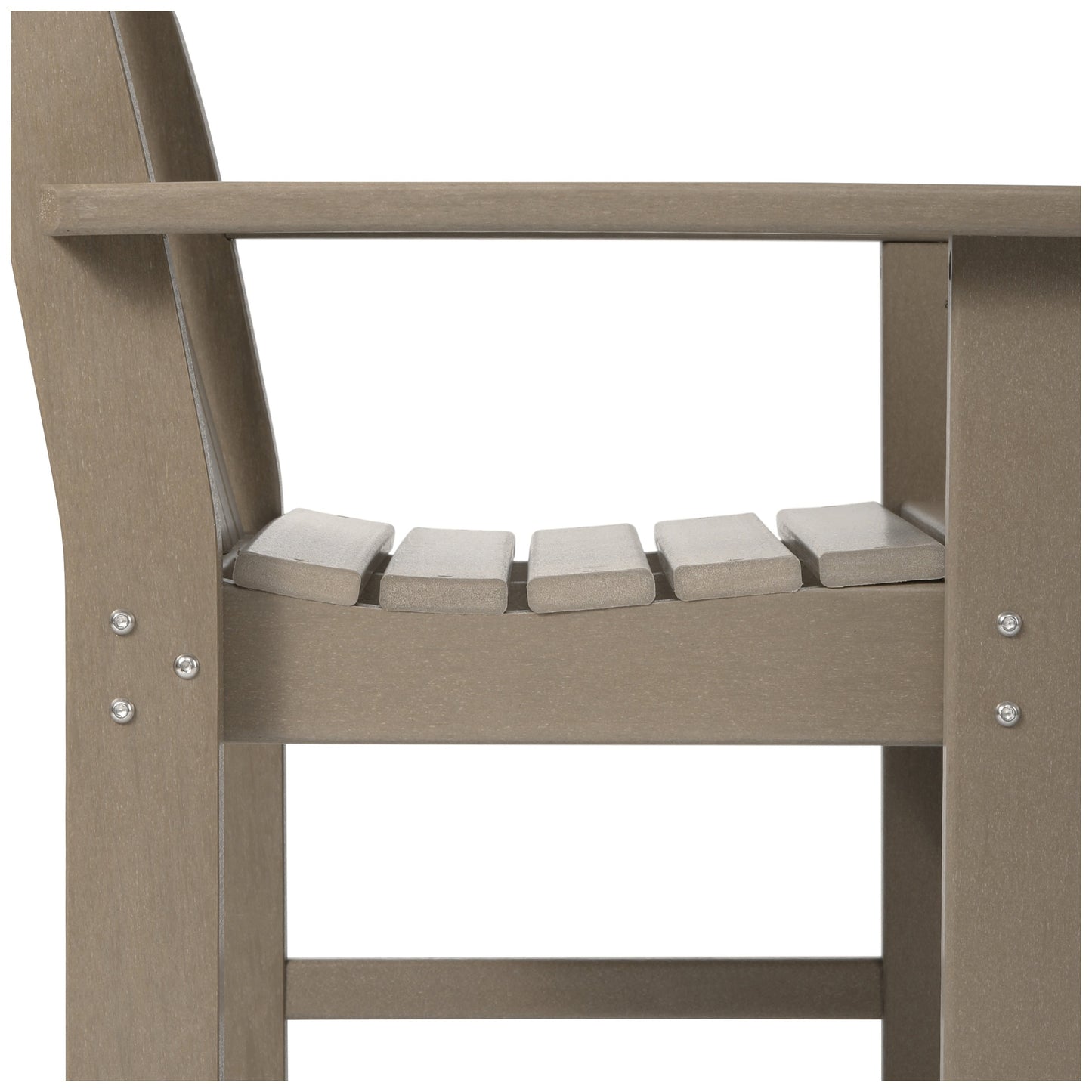 Ensemble de jardin 3 pièces Polytrends Laguna avec fauteuils et table d'appoint