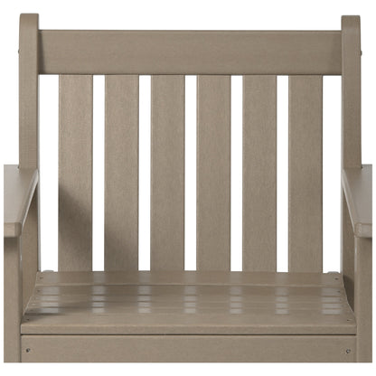 Ensemble de jardin 3 pièces Polytrends Laguna avec fauteuils et table d'appoint