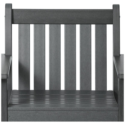 Ensemble de jardin 3 pièces Polytrends Laguna avec fauteuils et table d'appoint