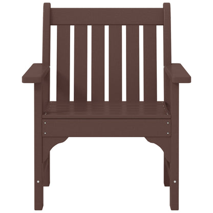 Ensemble de jardin 3 pièces Polytrends Laguna avec fauteuils et table d'appoint