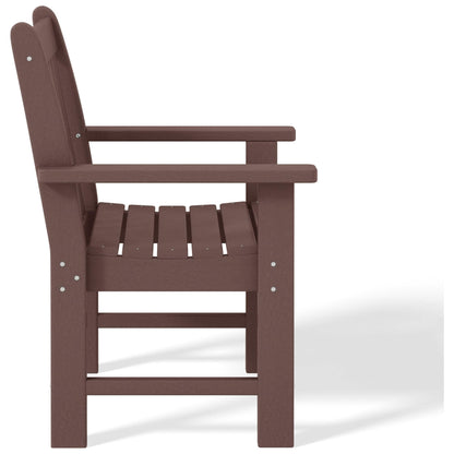 Ensemble de jardin 3 pièces Polytrends Laguna avec fauteuils et table d'appoint