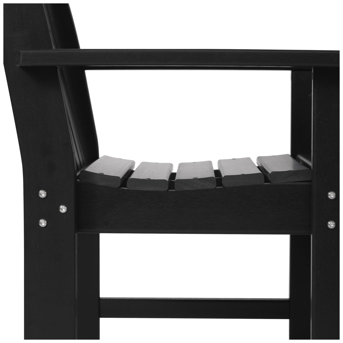 Ensemble de jardin 3 pièces Polytrends Laguna avec fauteuils et table d'appoint