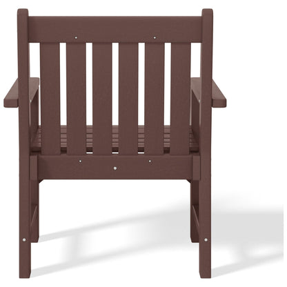 Ensemble de jardin 3 pièces Polytrends Laguna avec fauteuils et table d'appoint