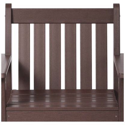 Ensemble de jardin 3 pièces Polytrends Laguna avec fauteuils et table d'appoint