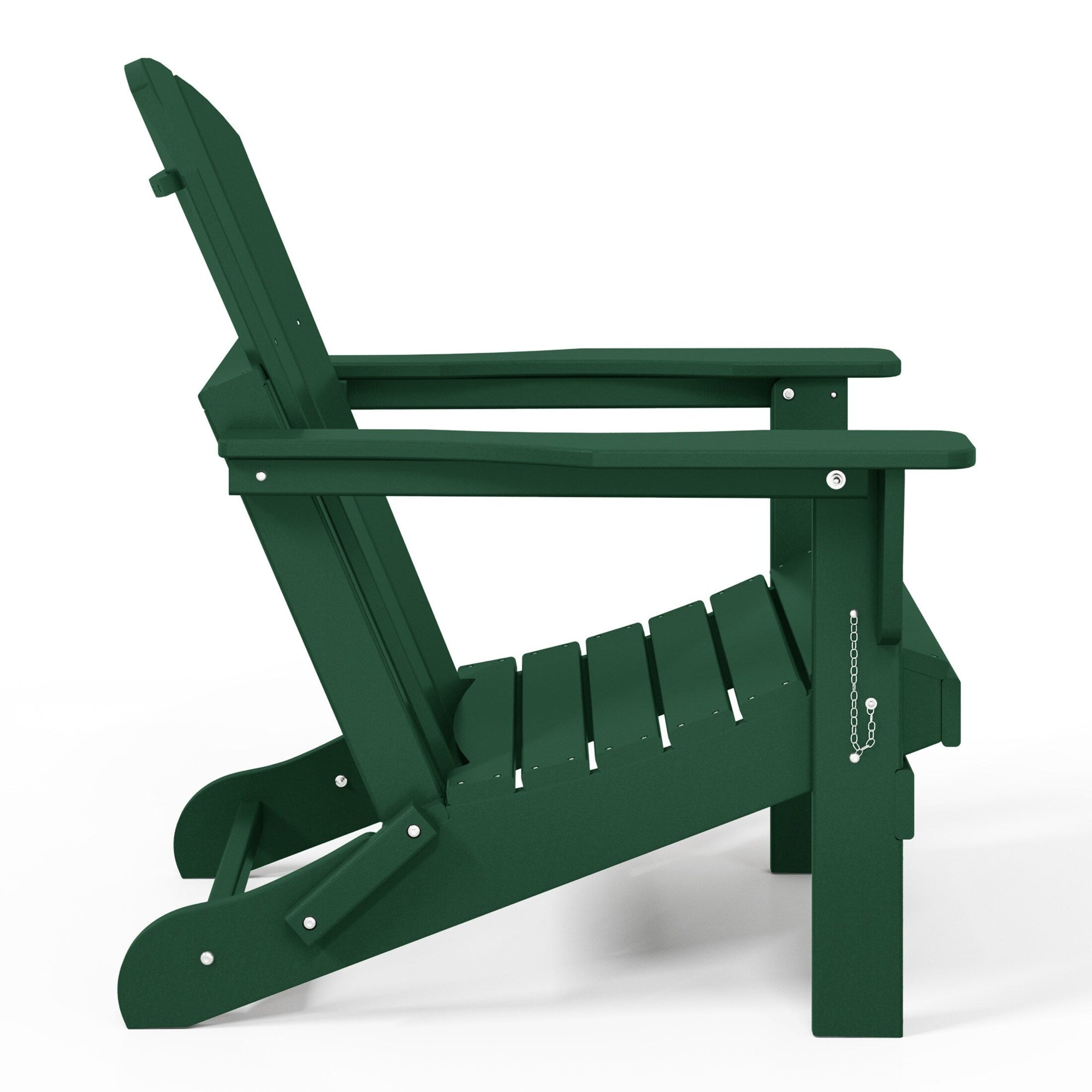 Polytrends Laguna Weather Resistant Outdoor Patio Folding Adirondack Chairs (Set of 2)