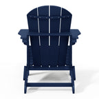 Polytrends Laguna Weather Resistant Outdoor Patio Folding Adirondack Chairs (Set of 2)
