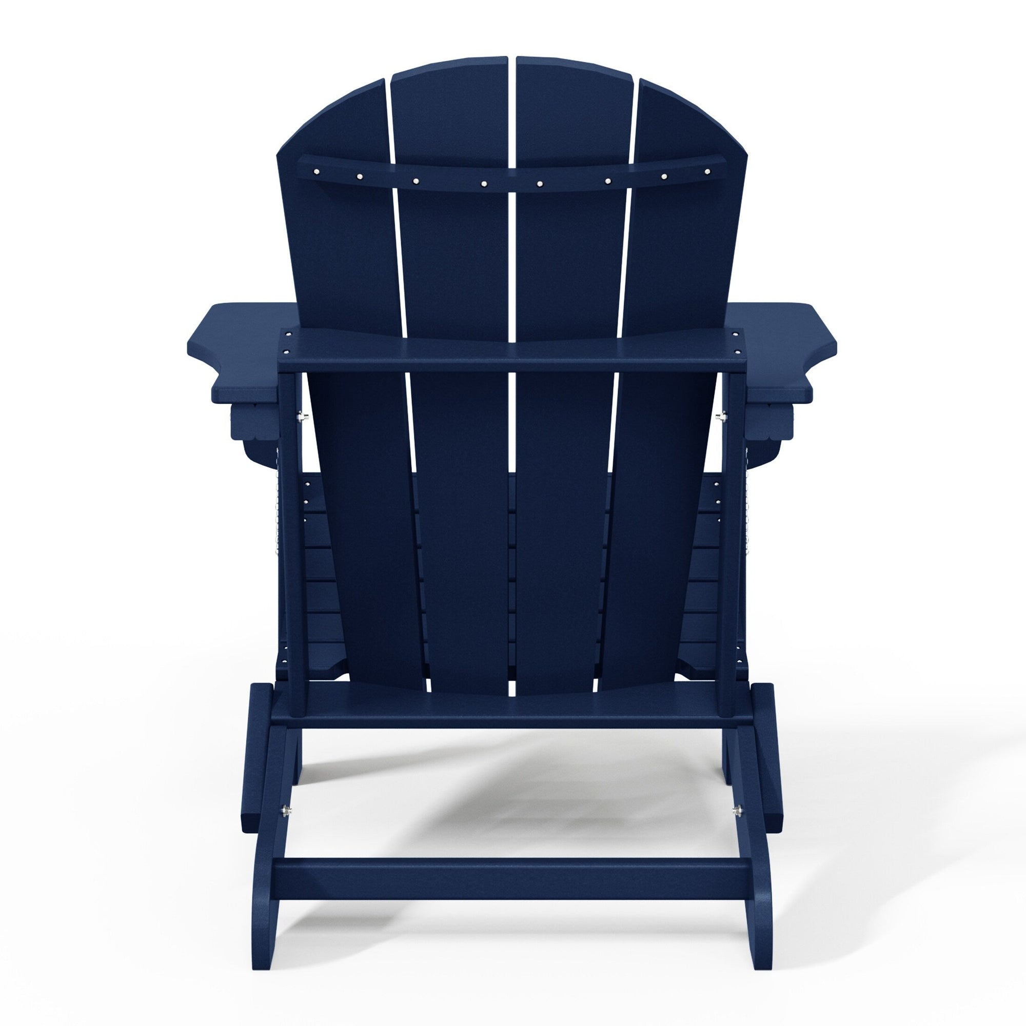 Polytrends Laguna Weather Resistant Outdoor Patio Folding Adirondack Chairs (Set of 2)