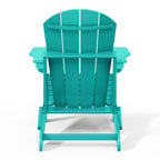 Polytrends Laguna Weather Resistant Outdoor Patio Folding Adirondack Chairs (Set of 2)