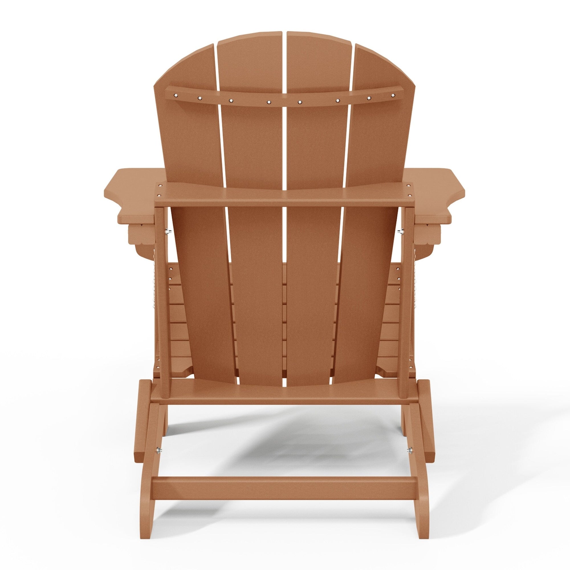 Polytrends Laguna Weather Resistant Outdoor Patio Folding Adirondack Chairs (Set of 2)
