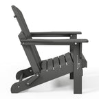 Polytrends Laguna Weather Resistant Outdoor Patio Folding Adirondack Chairs (Set of 2)