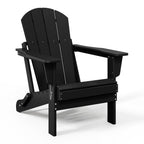 Polytrends Laguna Weather Resistant Outdoor Patio Folding Adirondack Chairs (Set of 2)