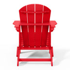 Polytrends Laguna Weather Resistant Outdoor Patio Folding Adirondack Chairs (Set of 2)