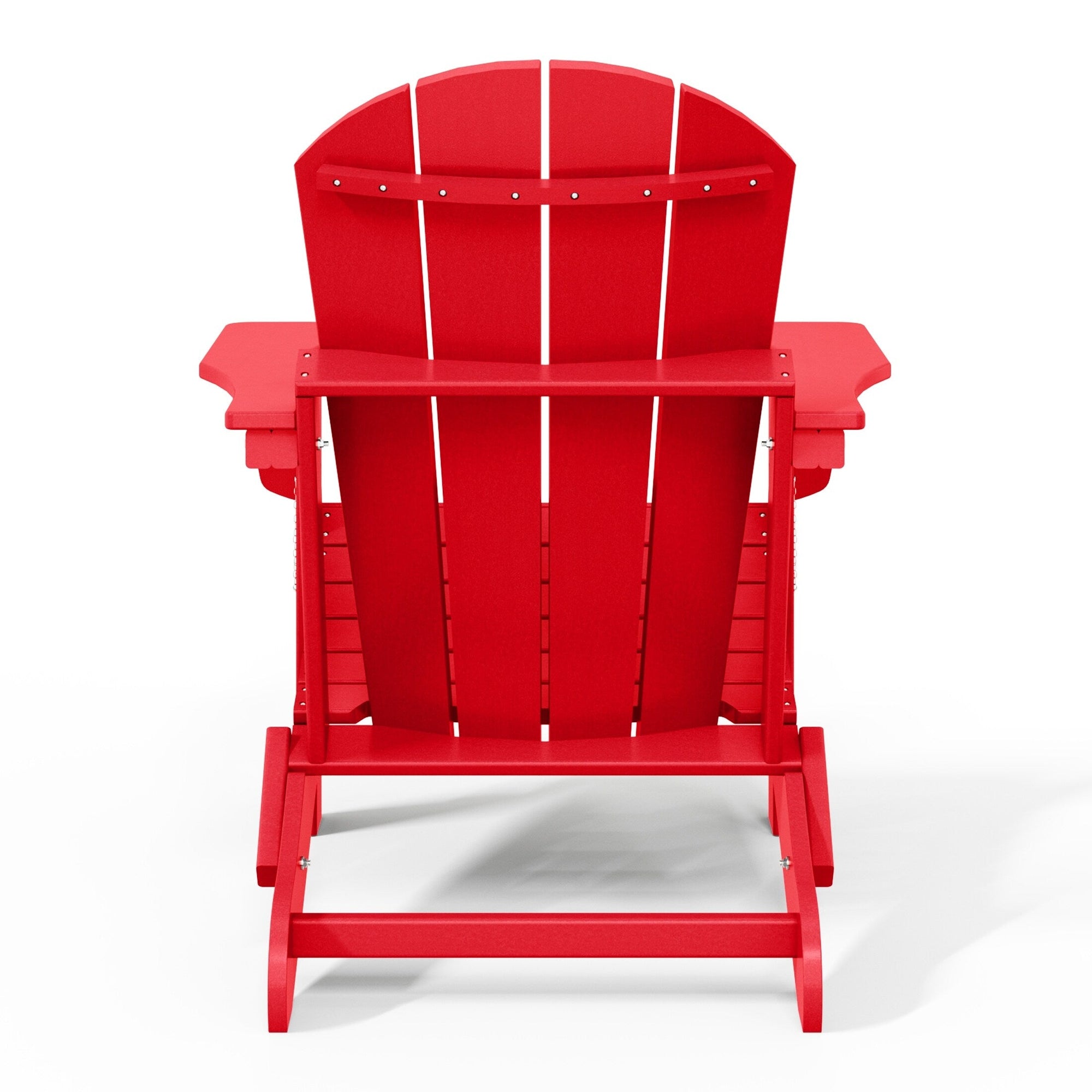 Polytrends Laguna Weather Resistant Outdoor Patio Folding Adirondack Chairs (Set of 2)