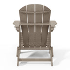 Polytrends Laguna Weather Resistant Outdoor Patio Folding Adirondack Chairs (Set of 2)