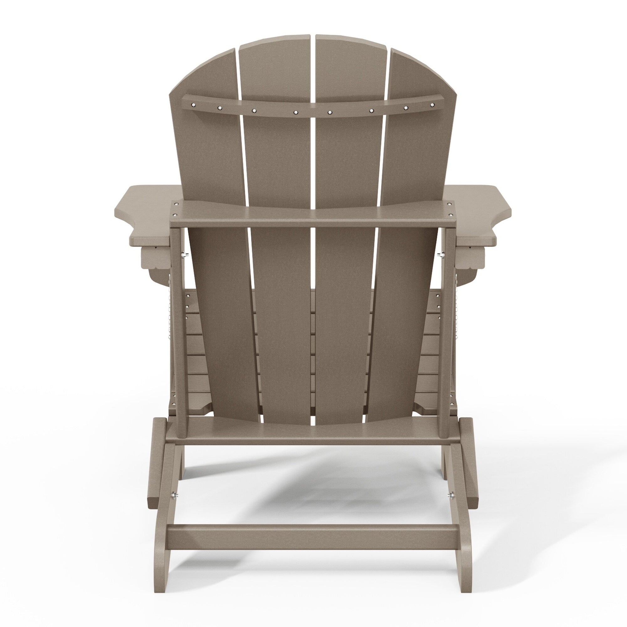 Polytrends Laguna Weather Resistant Outdoor Patio Folding Adirondack Chairs (Set of 2)