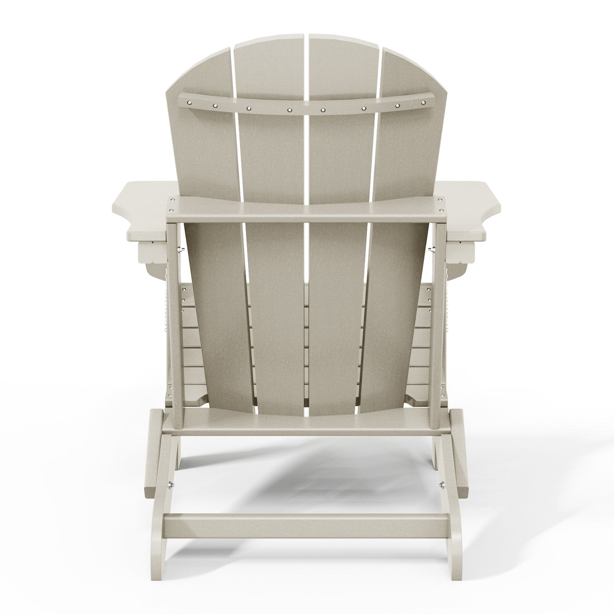 Polytrends Laguna Weather Resistant Outdoor Patio Folding Adirondack Chairs (Set of 2)