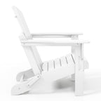 Polytrends Laguna Weather Resistant Outdoor Patio Folding Adirondack Chairs (Set of 2)