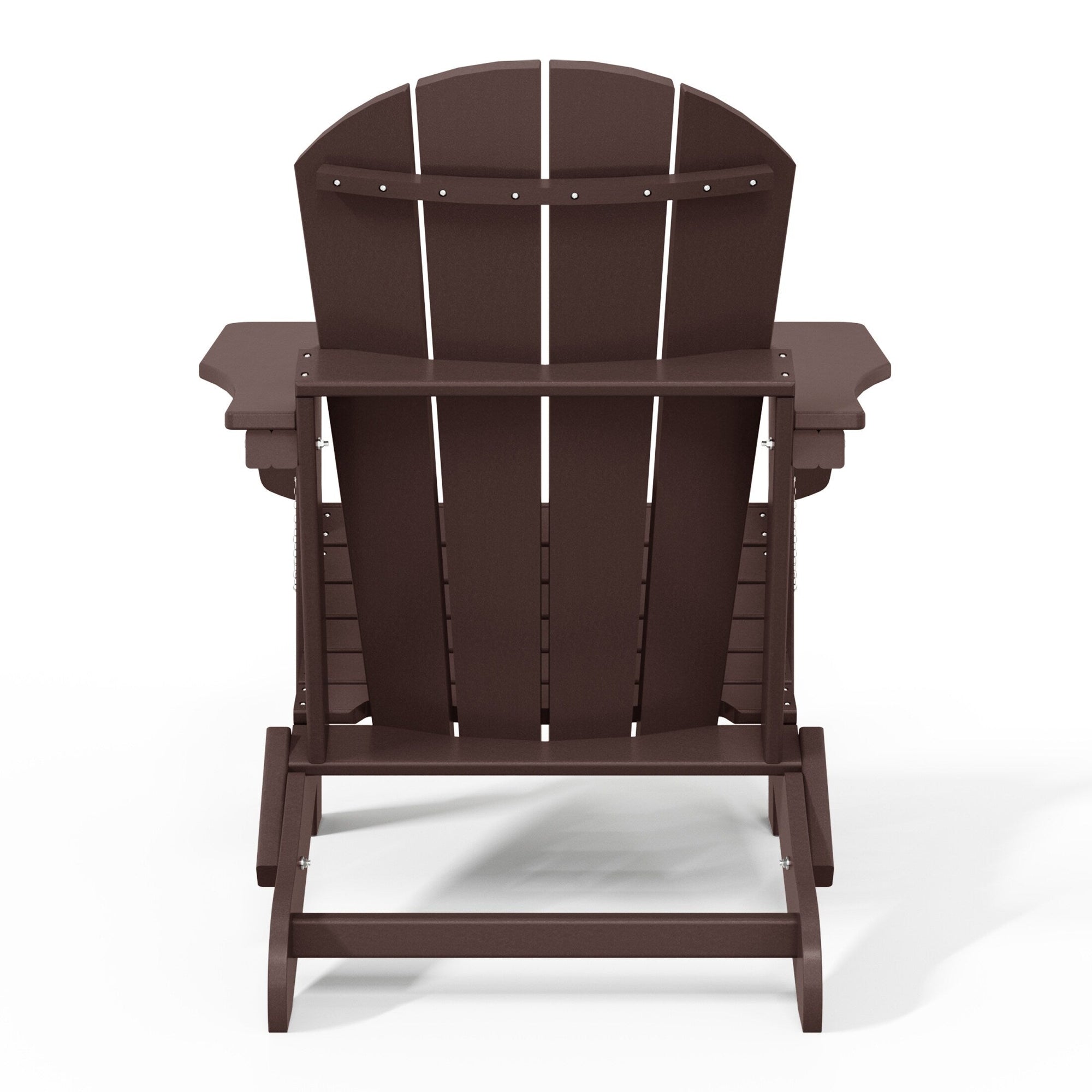 Polytrends Laguna Weather Resistant Outdoor Patio Folding Adirondack Chairs (Set of 2)