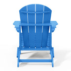 Polytrends Laguna Weather Resistant Outdoor Patio Folding Adirondack Chairs (Set of 2)