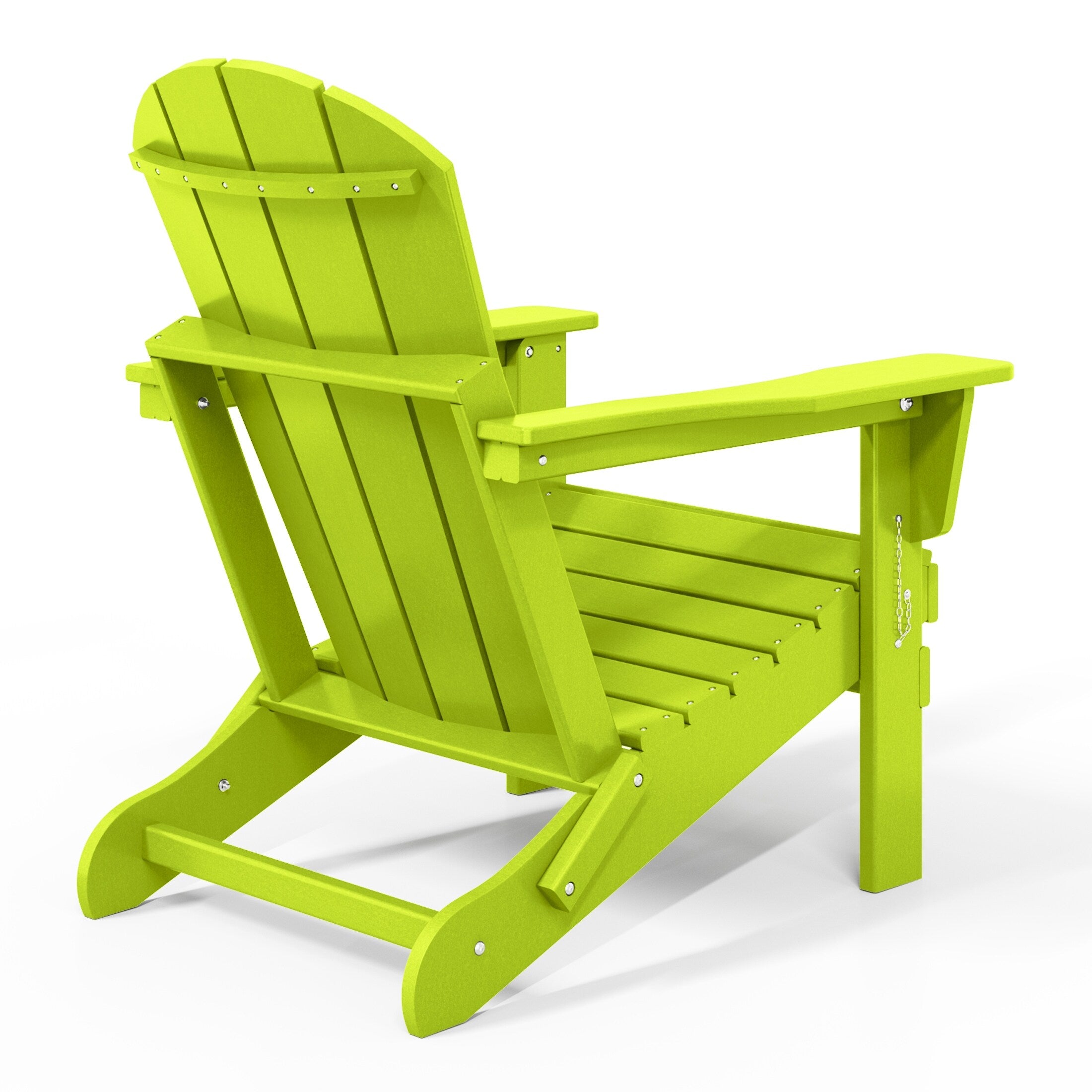 Chaises pliantes Adirondack Polytrends Laguna résistantes aux intempéries (lot de 4)