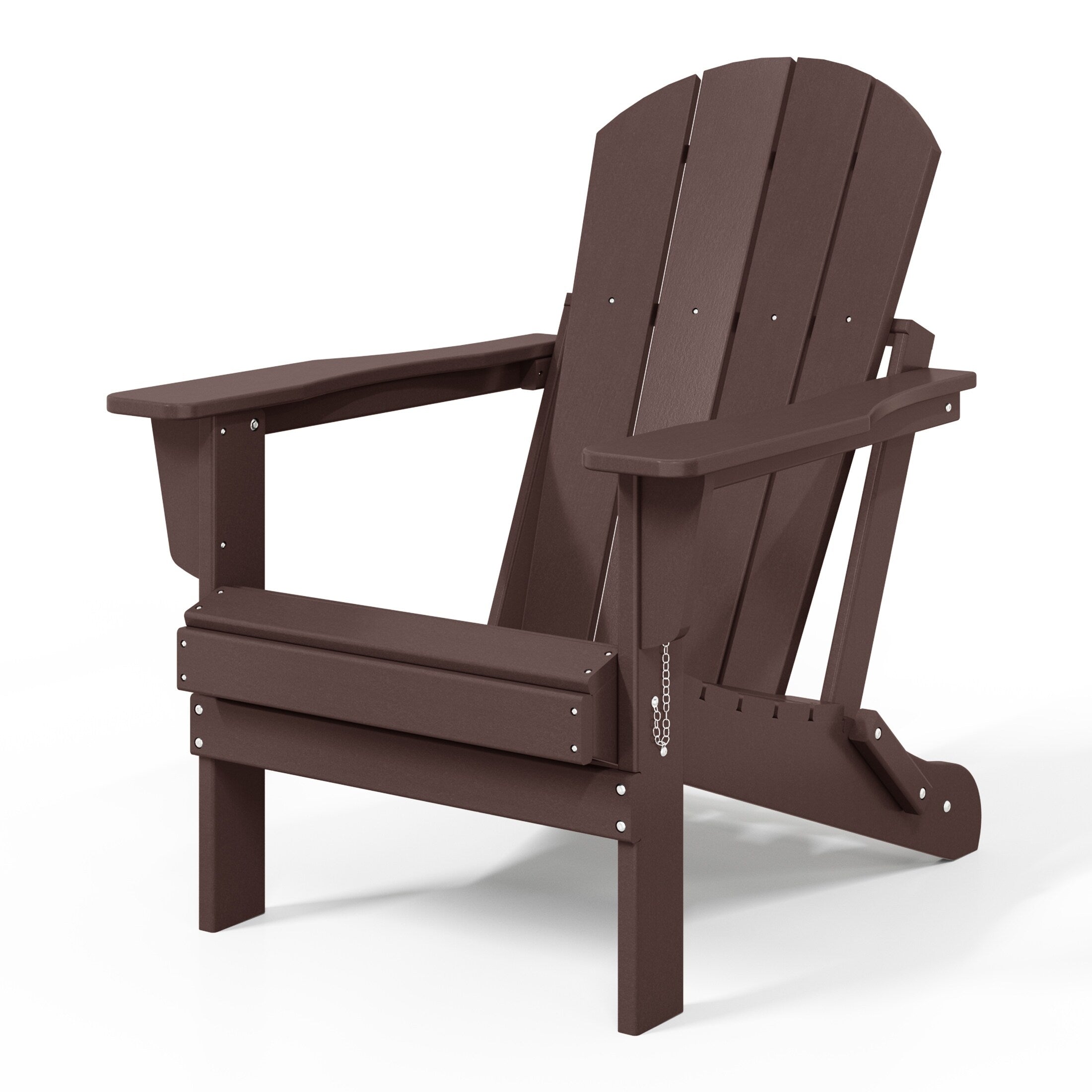 Chaises pliantes Adirondack Polytrends Laguna résistantes aux intempéries (lot de 4)