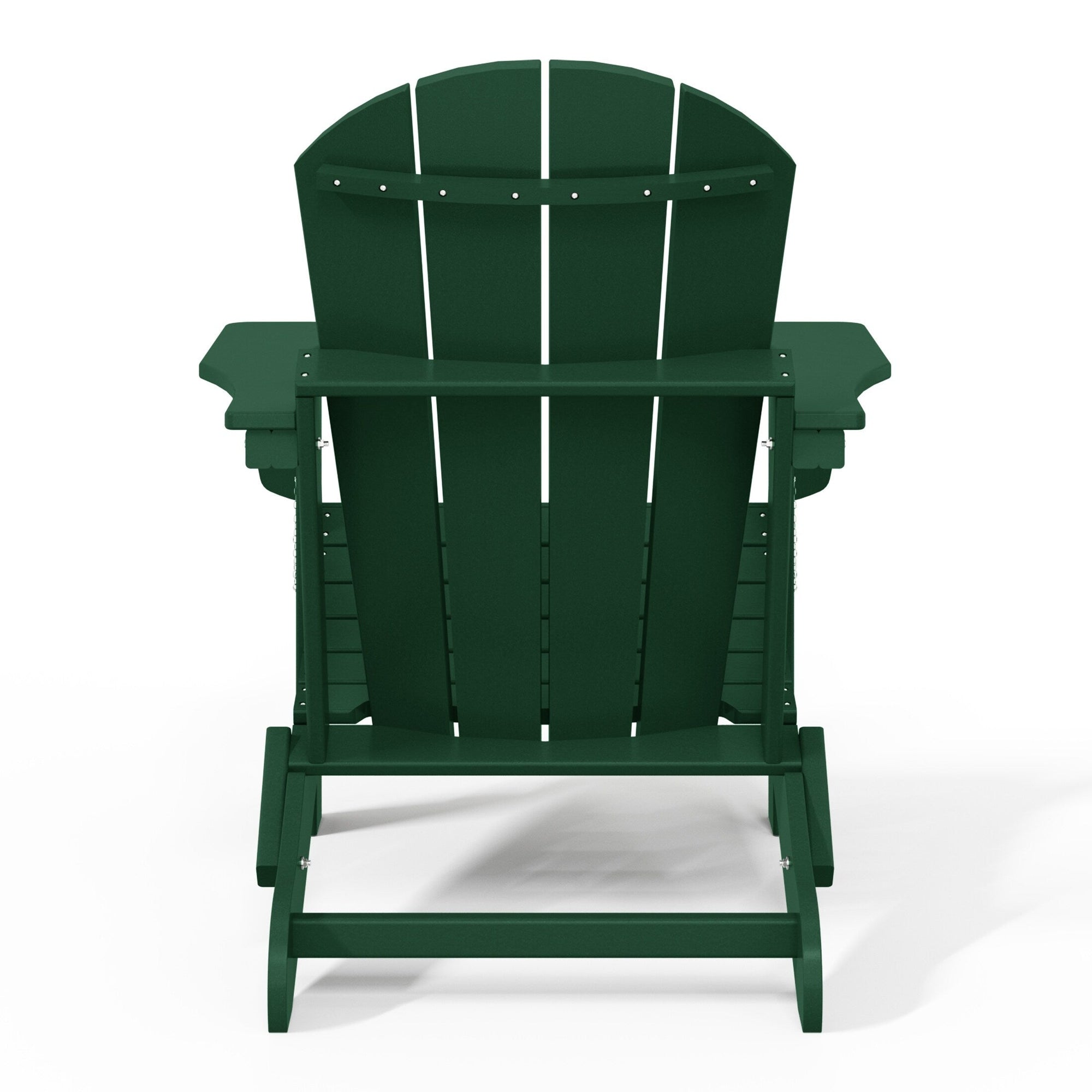 Polytrends Laguna Weather Resistant Outdoor Patio Folding Adirondack Chairs (Set of 4)