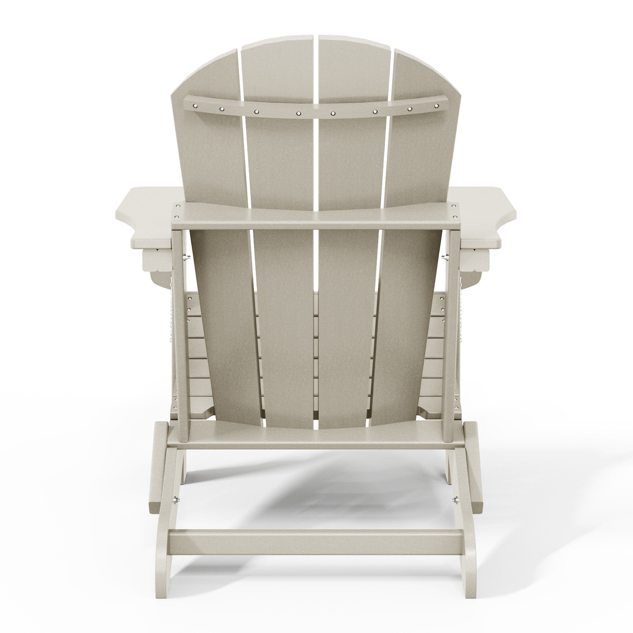 Chaises pliantes Adirondack Polytrends Laguna résistantes aux intempéries (lot de 4)