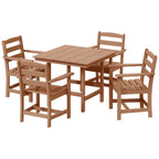 Ensemble de salle à manger Polytrends Shoreside 5 pièces avec fauteuils