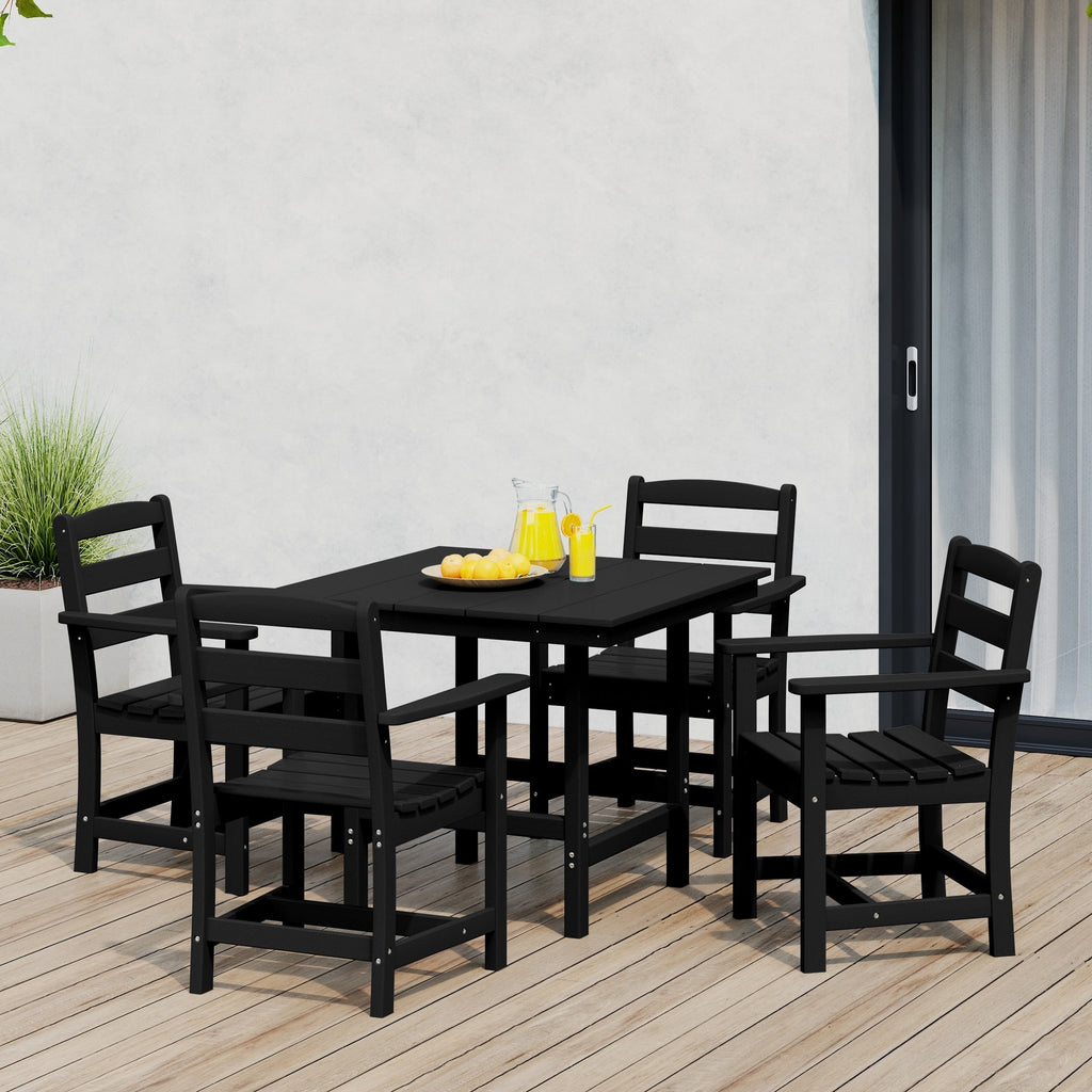 Ensemble de salle à manger Polytrends Shoreside 5 pièces avec fauteuils