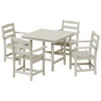 Ensemble de salle à manger Polytrends Shoreside 5 pièces avec fauteuils