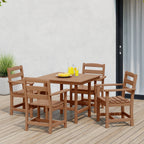 Ensemble de salle à manger Polytrends Shoreside 5 pièces avec fauteuils