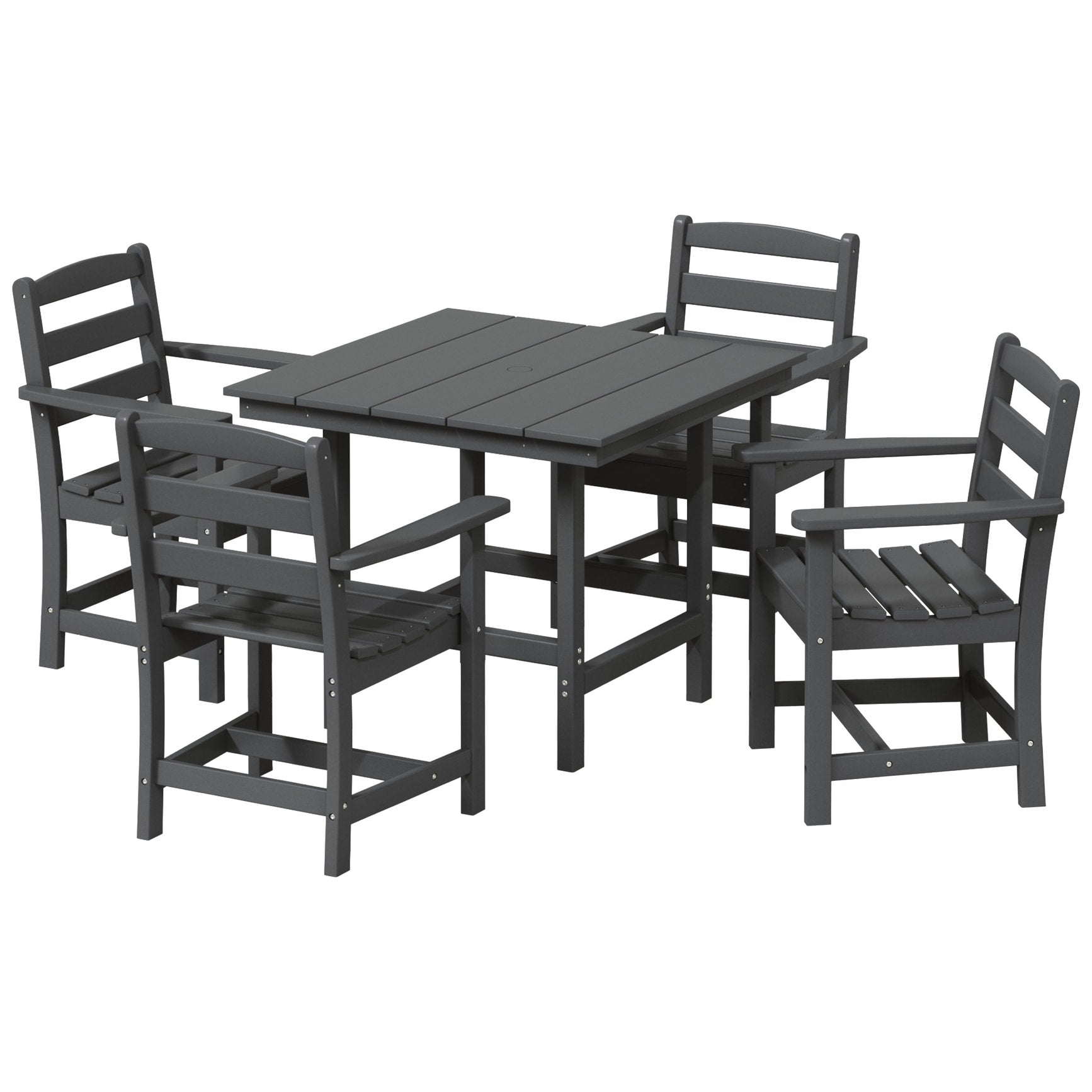 Ensemble de salle à manger Polytrends Shoreside 5 pièces avec fauteuils