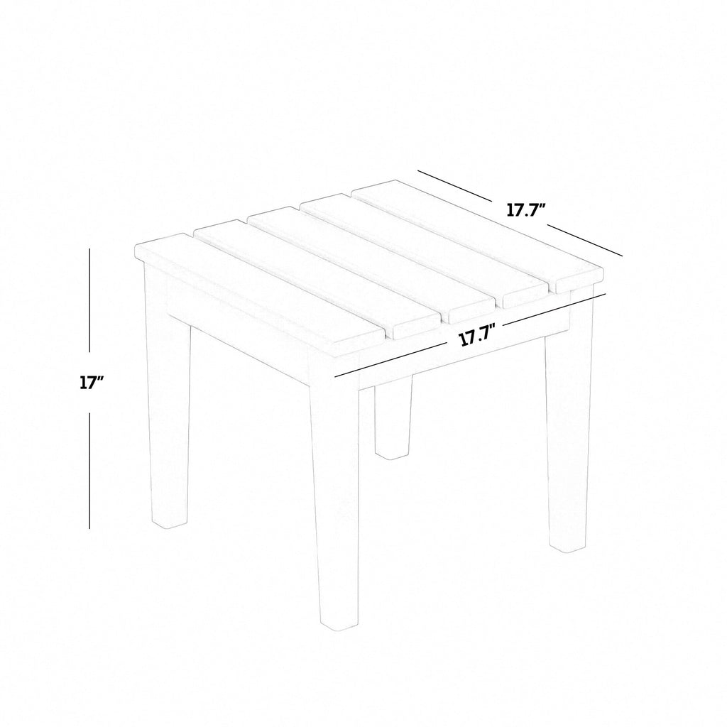 Ensemble de 5 chaises à bascule Polytrends Shoreside, toutes saisons, pour conversation